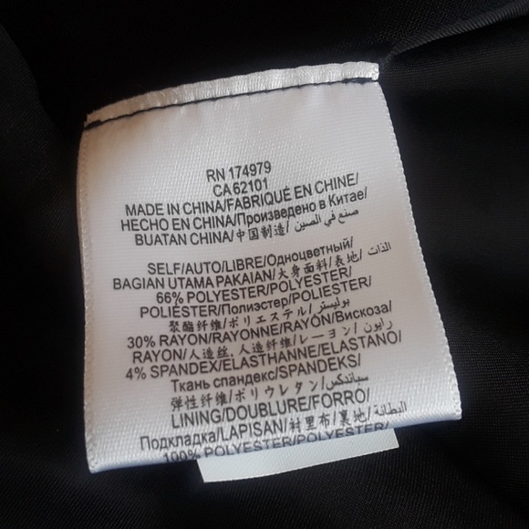 BCBGMAXAZRIA Asymmetrical Pleated Peplum Jacket - Picture 7 of 8